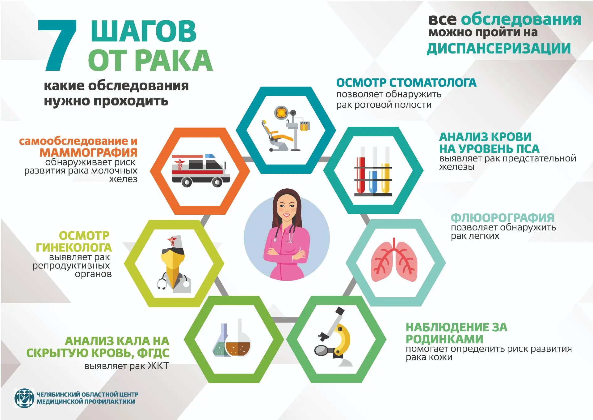 🥦Сбалансированное питание и регулярный спорт — это базовая защита от онкологии.