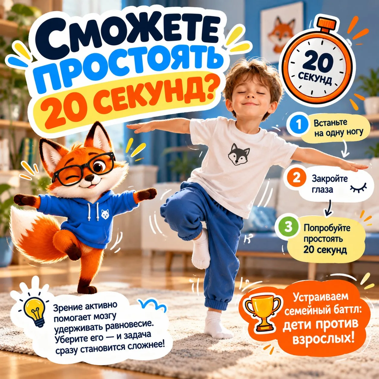 СМОЖЕТЕ ПРОСТОЯТЬ 20 СЕКУНД? 😏