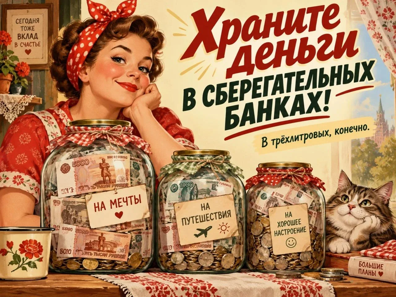 Россиянам посоветовали держать дома запас наличных на неделю, а лучше — на месяц расход...
