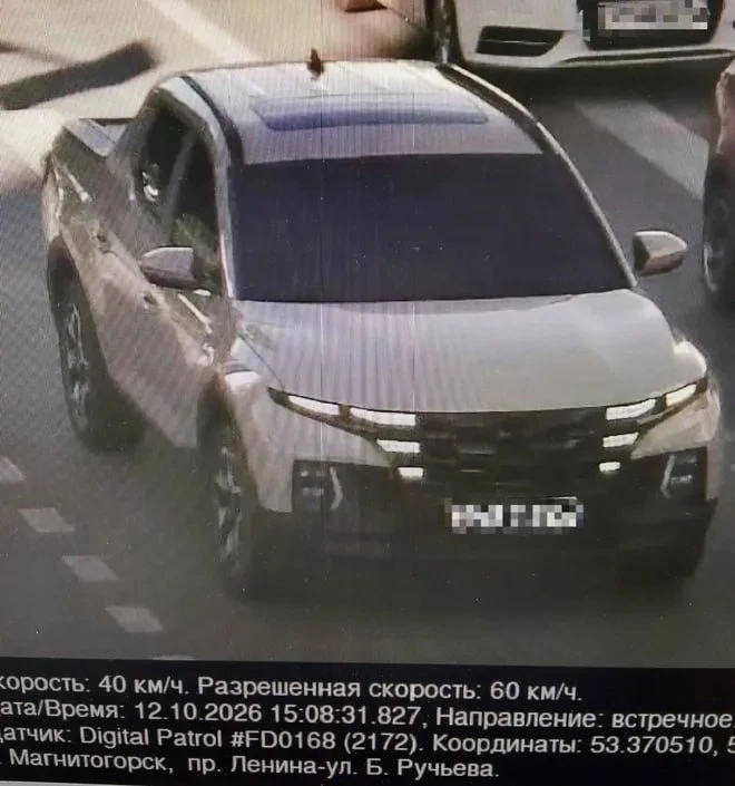 В Магнитогорске задержали машину с иностранными номерами, накопившую 36 штрафов