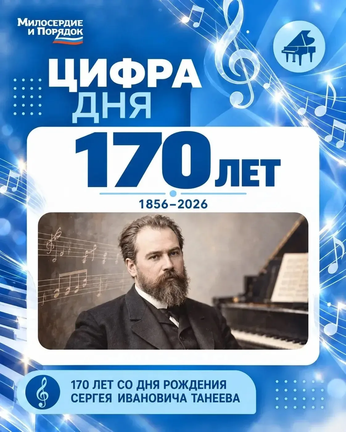 🎼 ЦИФРА ДНЯ — 170 ЛЕТ