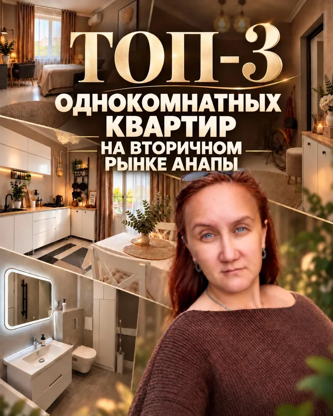 🏢 ТОП-3 ОДНОКОМНАТНЫХ КВАРТИР НА ВТОРИЧНОМ РЫНКЕ АНАПЫ