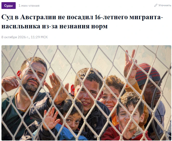 Мигрантом в Австралии быть весьма удобно - можно избежать тюремного заключения по крайн...