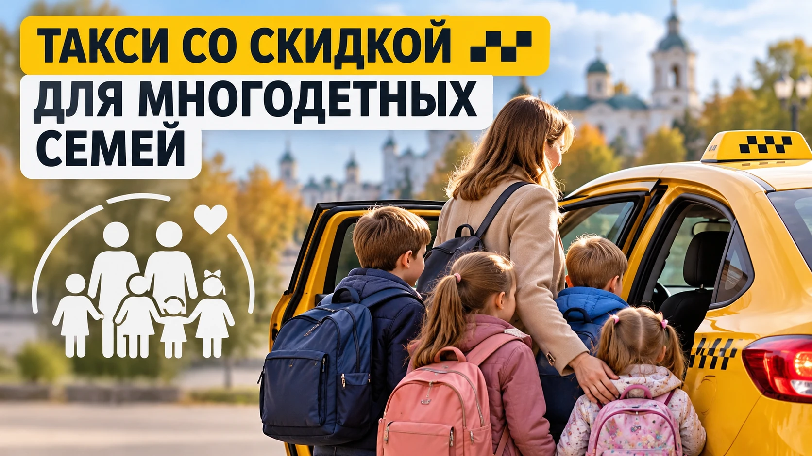🚕 МНОГОДЕТНЫЕ СЕМЬИ КИРОВСКОЙ ОБЛАСТИ СМОГУТ ПОЛЬЗОВАТЬСЯ ТАКСИ СО СКИДКОЙ