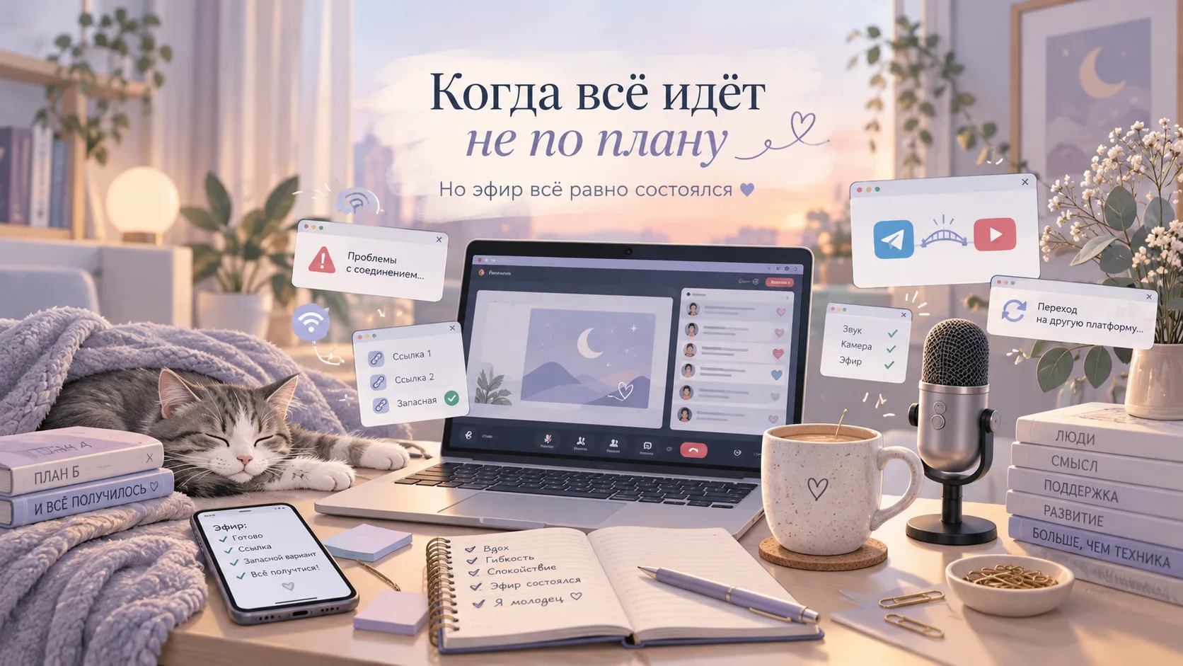 А что делать, когда всё идёт совсем не по плану?