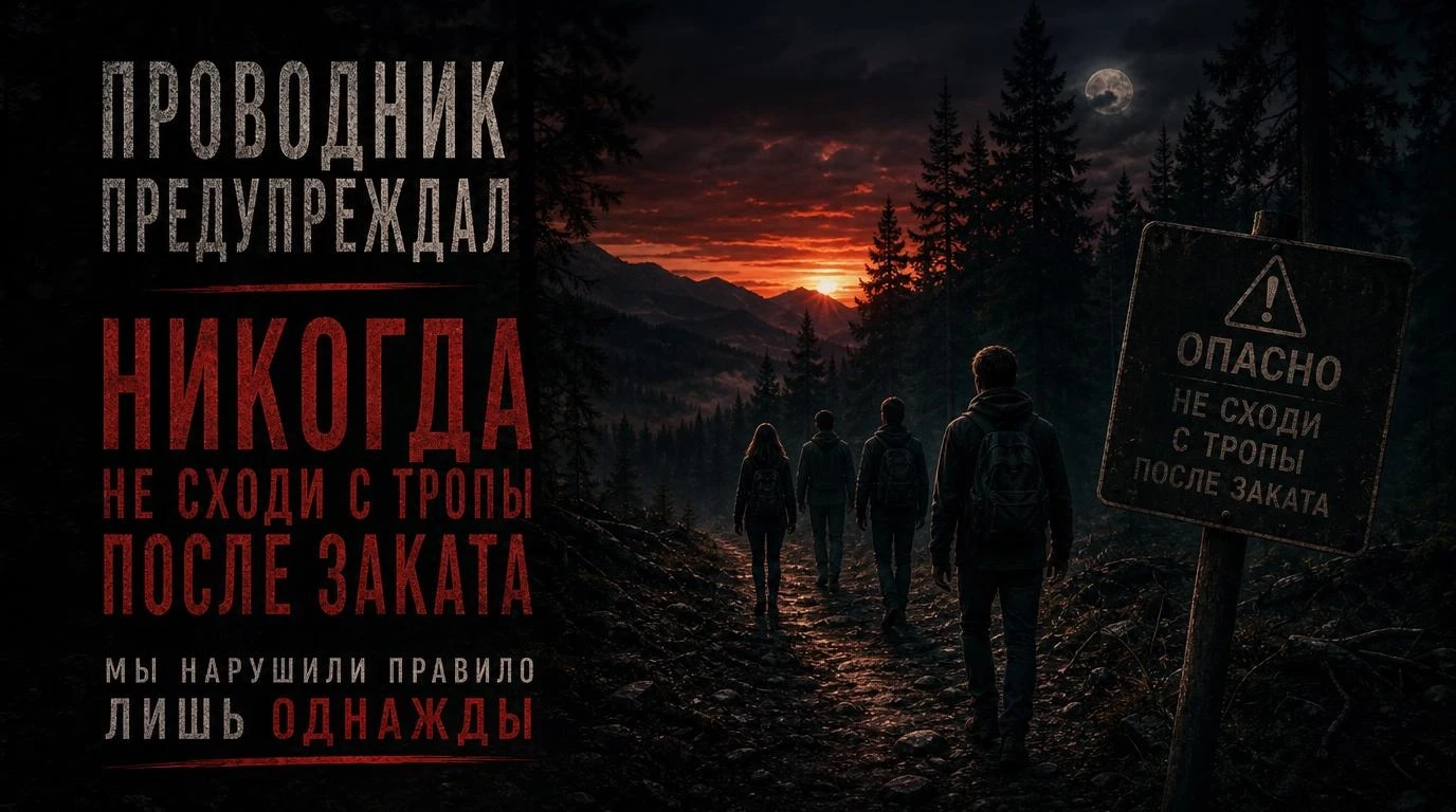 Проводник предупреждал: никогда не сходи с тропы после заката!