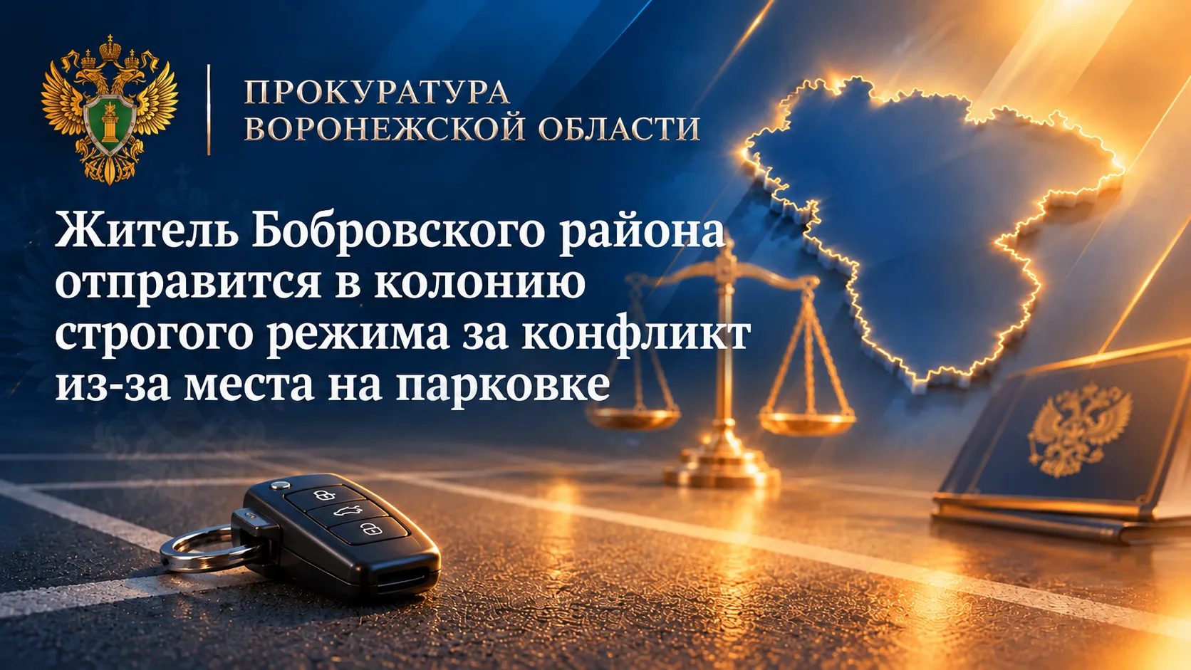 Житель Бобровского района отправится в колонию строго режима за конфликт из-за места на...