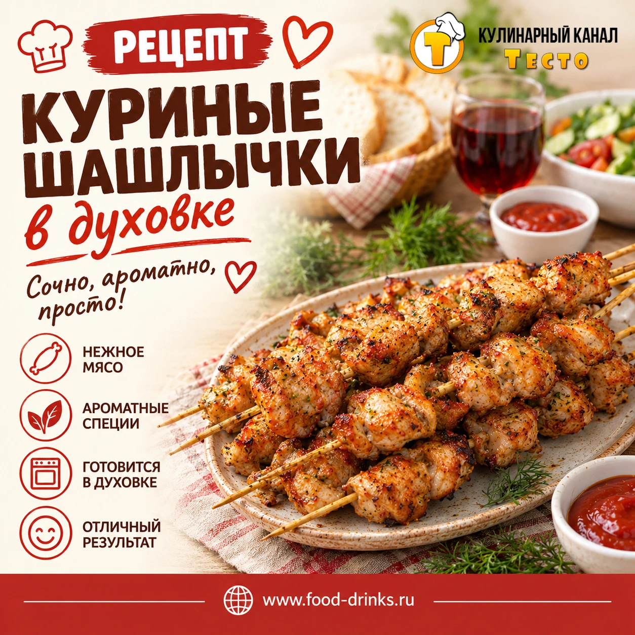 Шашлык не обязательно жарить на углях. Духовка справляется не хуже, а иногда даже лучше...