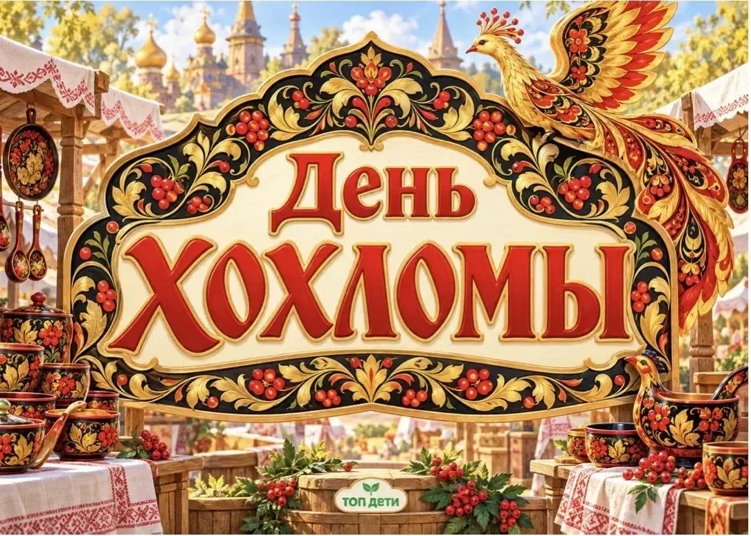 🎨 «Золотая хохлома»: как мы окунулись в мир народного творчества