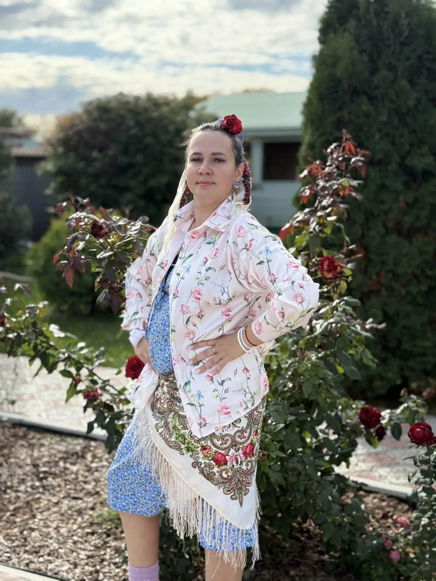 Как я вам в почти цыганском образе ? 🤣