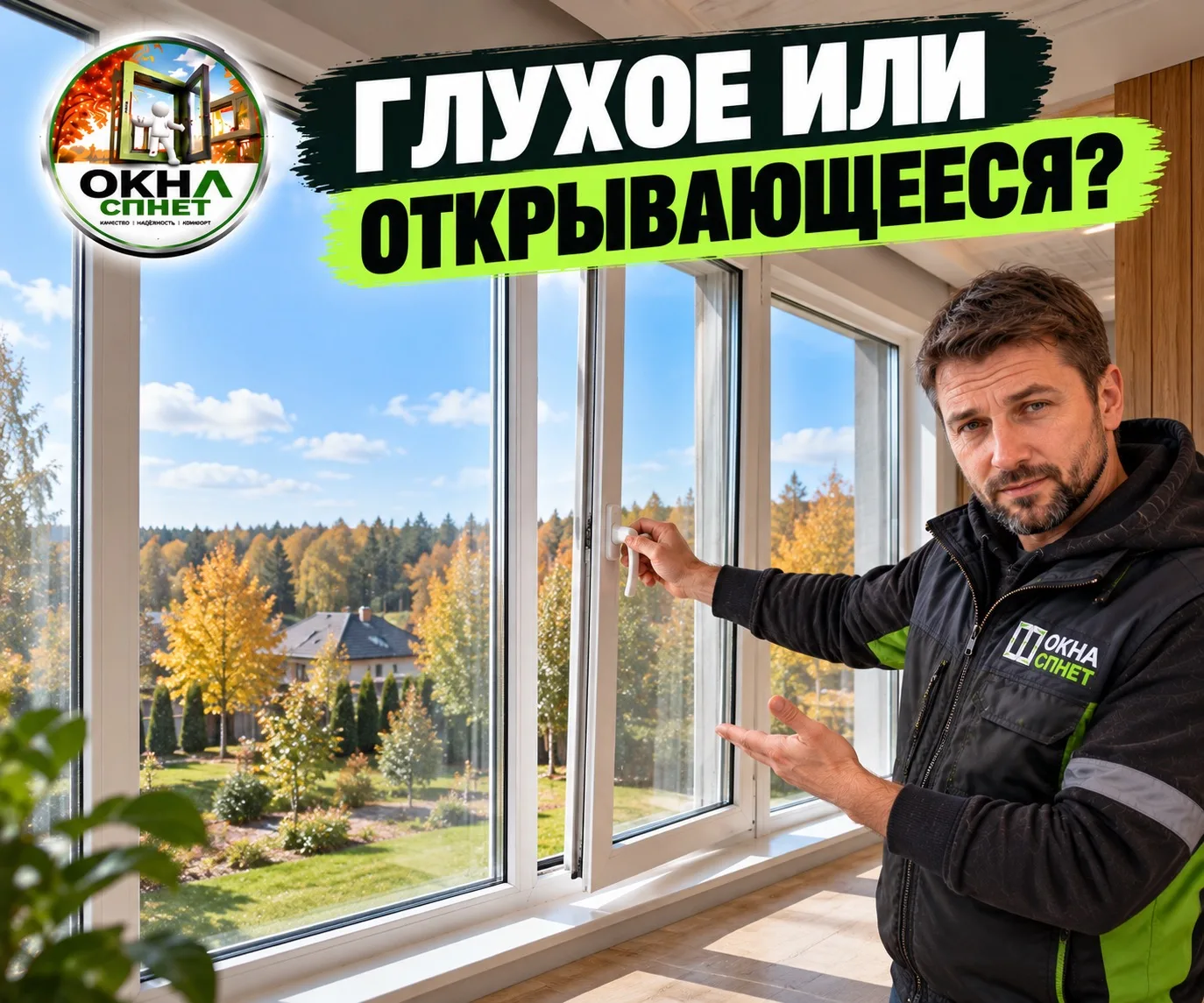 🪟 ГЛУХОЕ ОКНО ИЛИ ОТКРЫВАЮЩАЯСЯ СТВОРКА: НЕ ВСЁ ТАК ОЧЕВИДНО