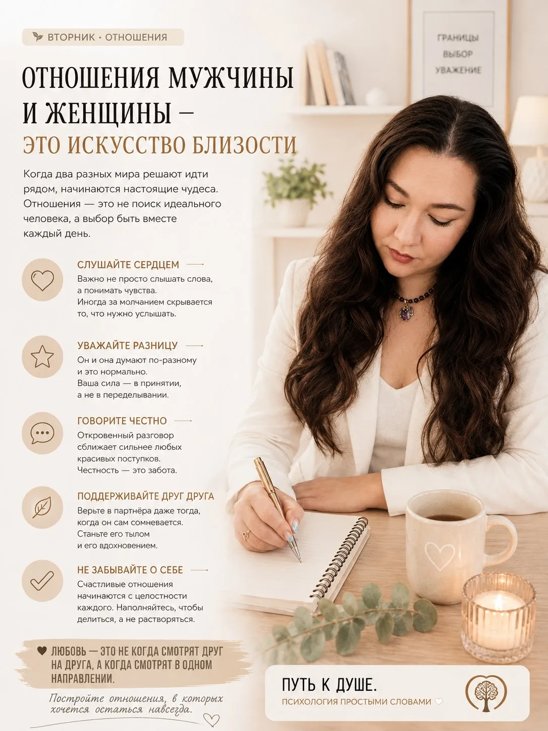 Вторник. Отношения мужчины и женщины 👫
