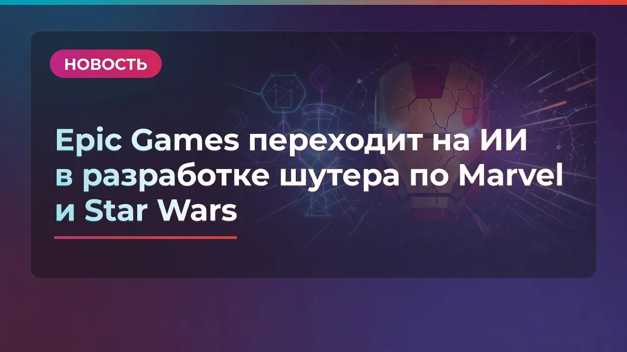 Epic Games переходит на ИИ в разработке шутера по Marvel и Star Wars