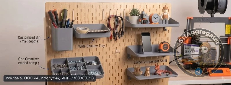 Генератор органайзеров IKEA SKÅDIS v2.1