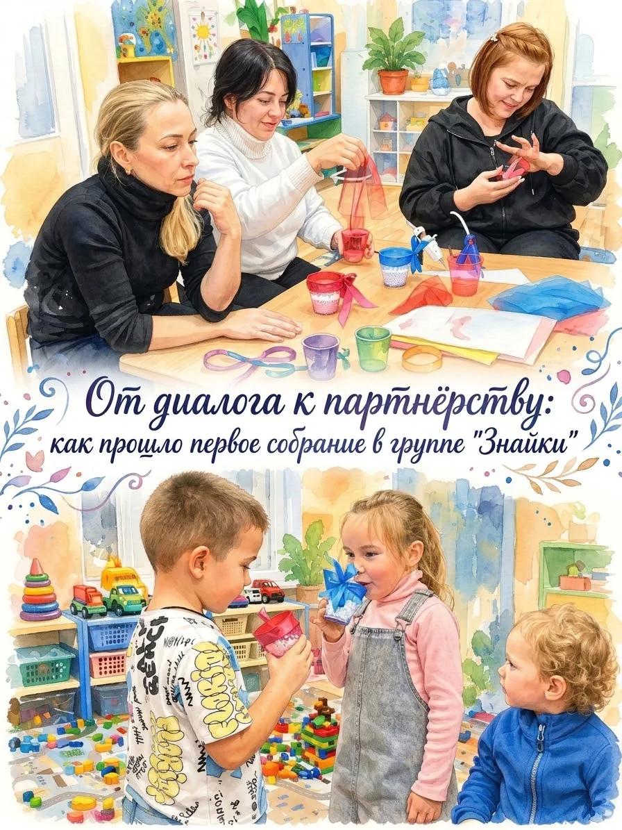 В группе «Знайки» прошло первое родительское собрание в новом учебном году 🎒, которое ...
