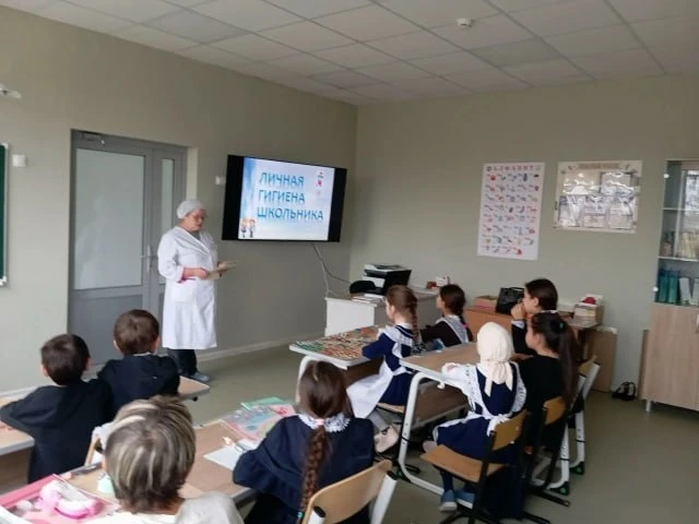 🧼 В школе села Сарлы провели занятия по гигиене и профилактике гриппа