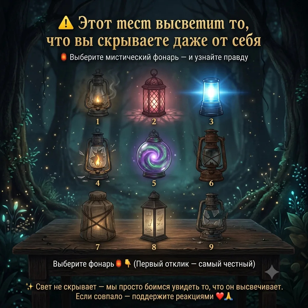 ⚠️ Этот тест высветит то, что вы скрываете даже от себя