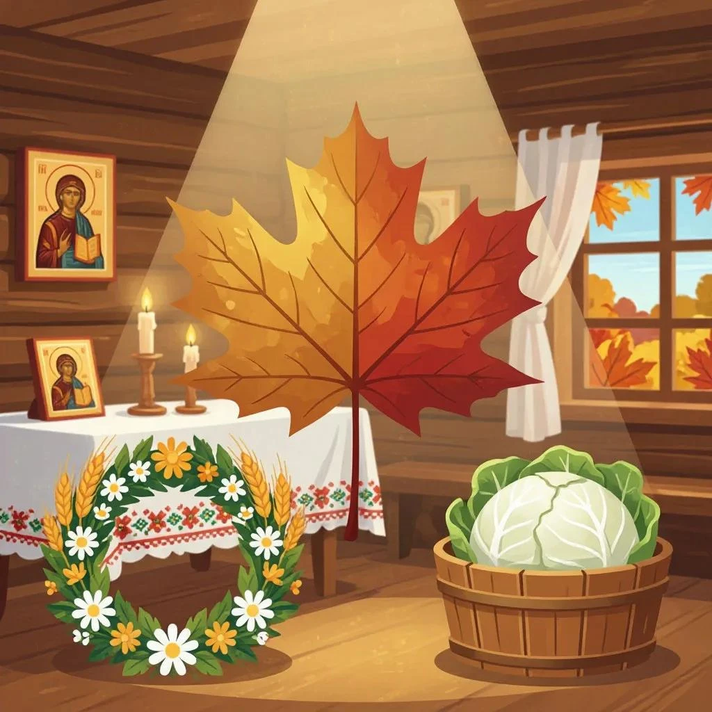 🍂 Покров и добрые приметы: как на Руси встречали зиму и строили семейное счастье 🍂