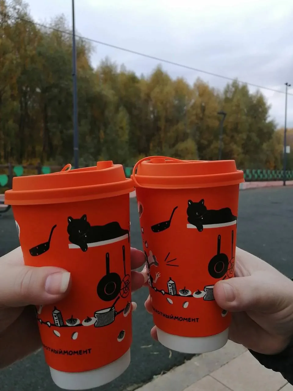 Кадры уютного осеннего воскресенья в Чертаново.