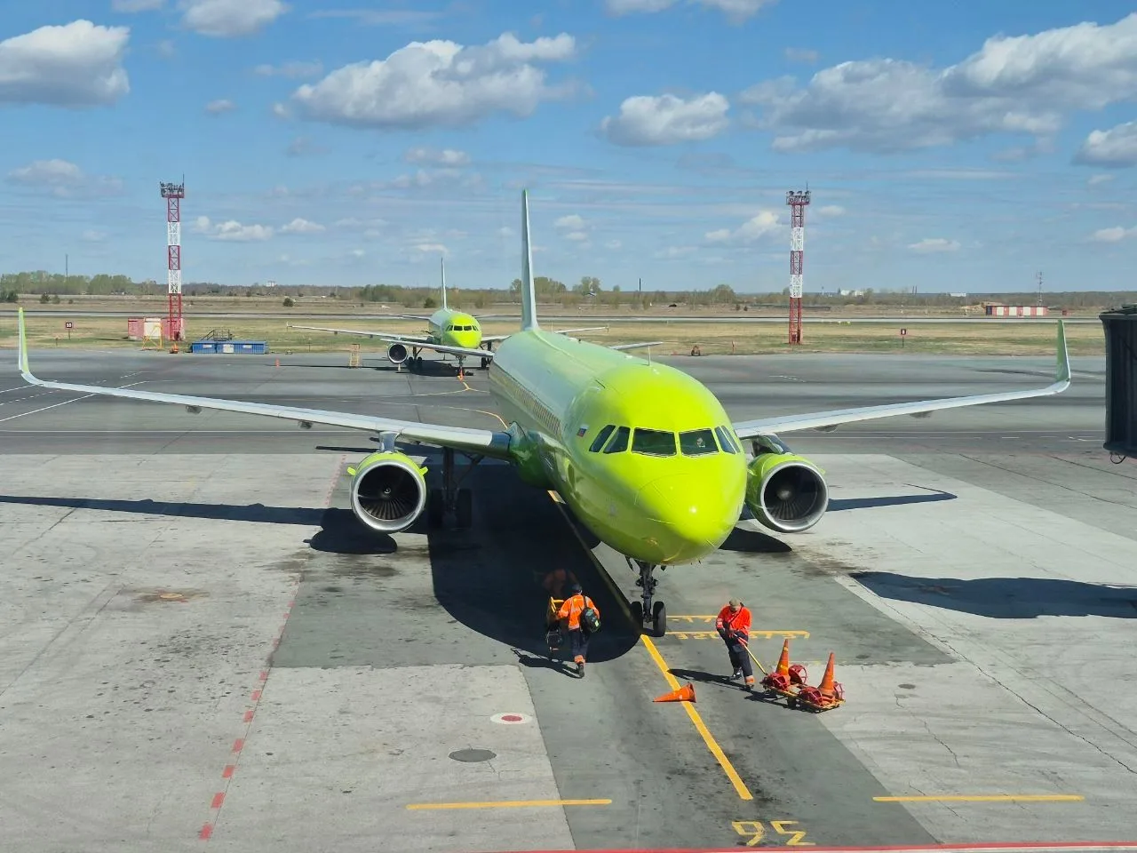 ✈️Самолёт S7 вернулся в Новосибирск из-за неисправности шасси