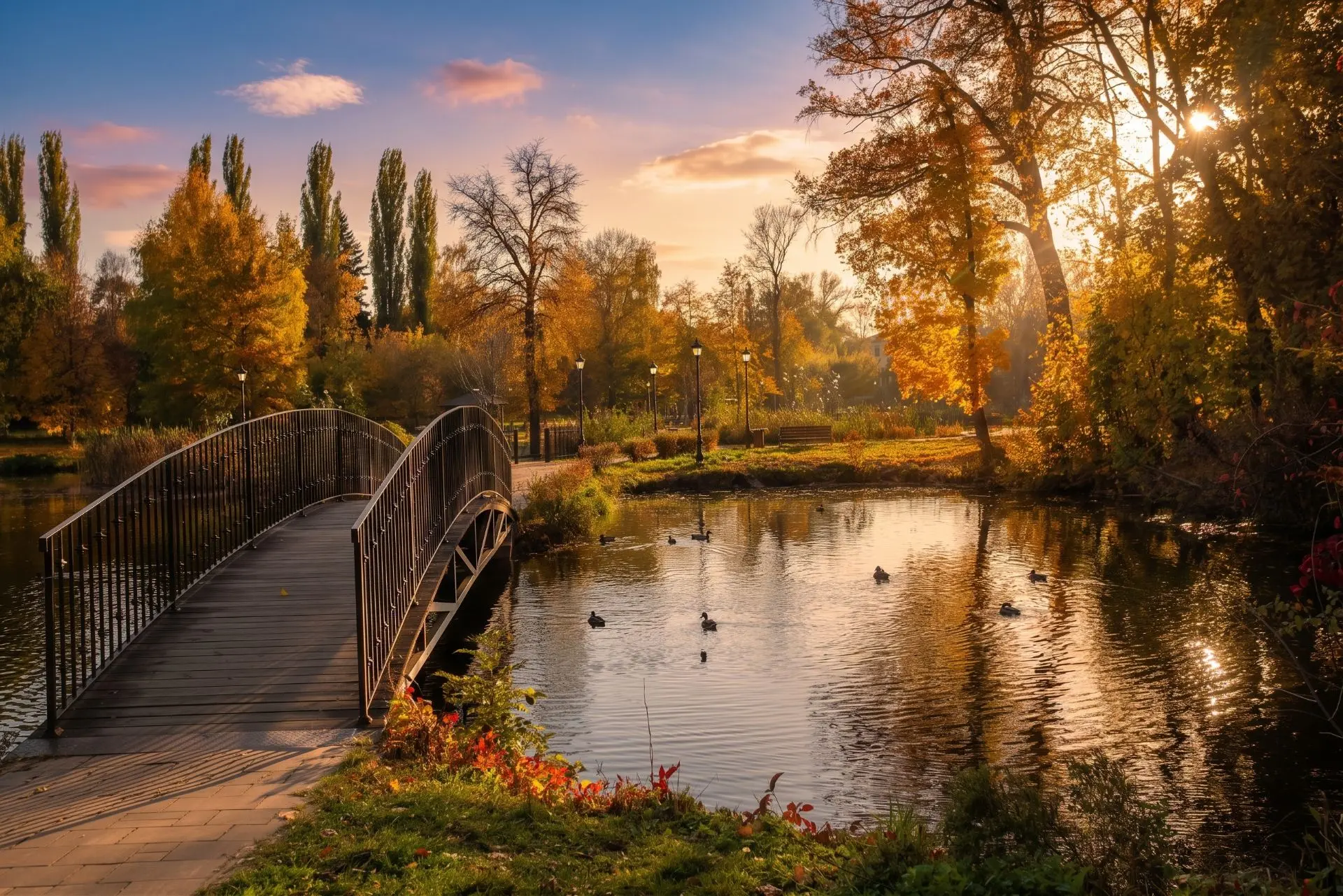 🍁🦆Осень в Петровском парке