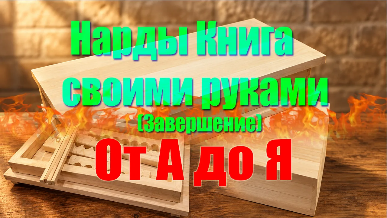 Нарды Книга Своими Руками в Домашних Условиях (Завершение)
