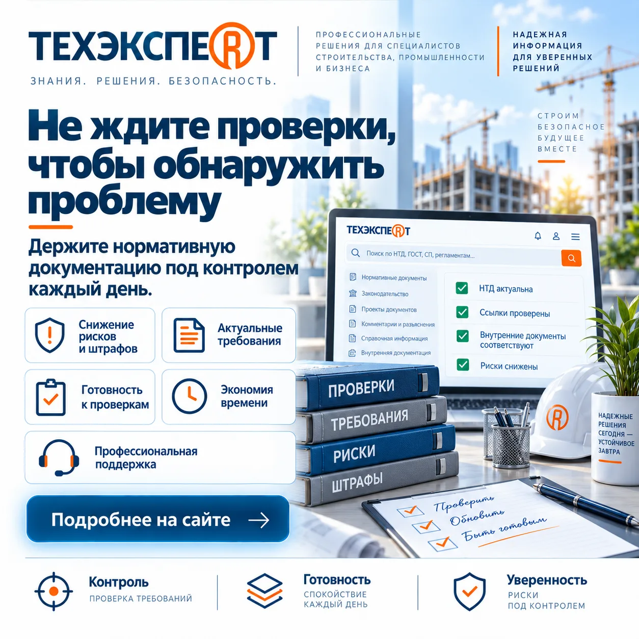 ⚠️ Не ждите проверки, чтобы проверить НТД