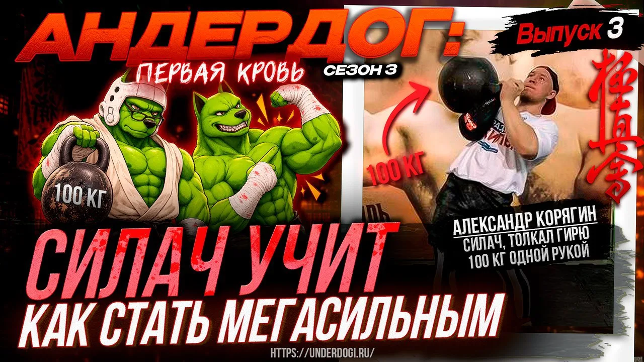 АЛЕКСАНДР КОРЯГИН УЧИТ, КАК СТАТЬ МЕГАСИЛЬНЫМ | «Андердог», сезон 3, серия 3