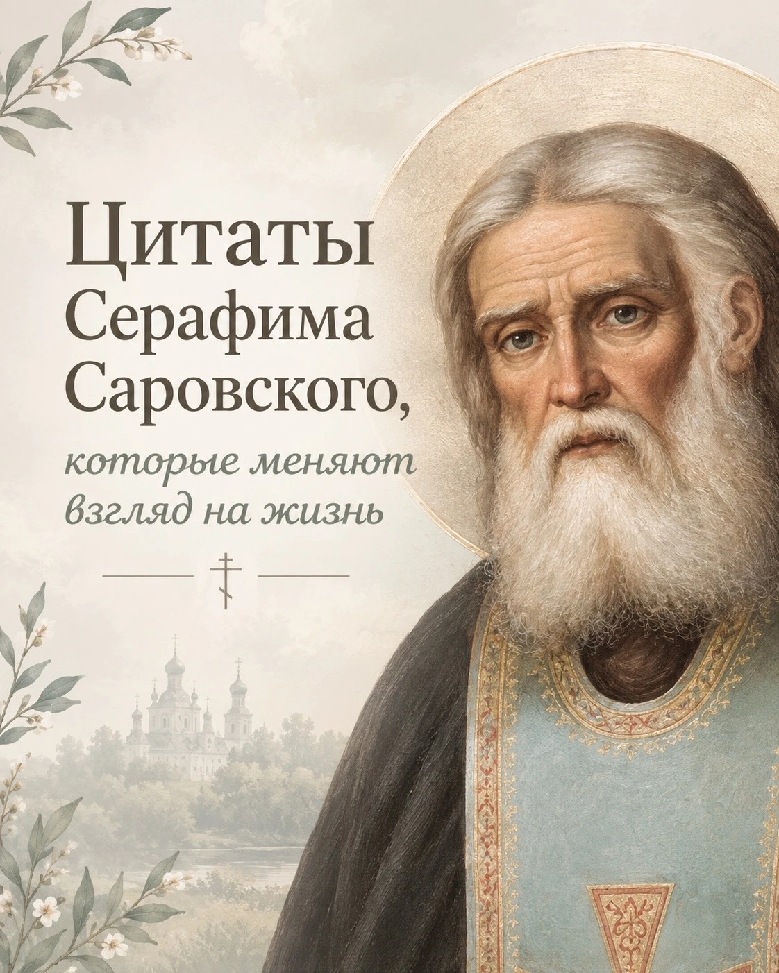 Серафим Саровский: простые слова для сложной жизни 🙏❤️🕊️