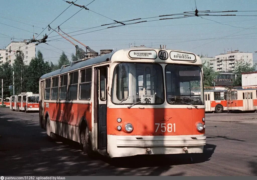 7-й троллейбусный парк 1986