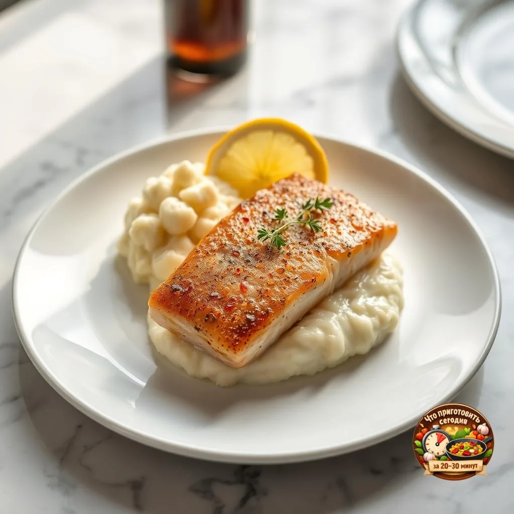 🍽️ Рыбный паштет с картофельным пюре и лимоном
