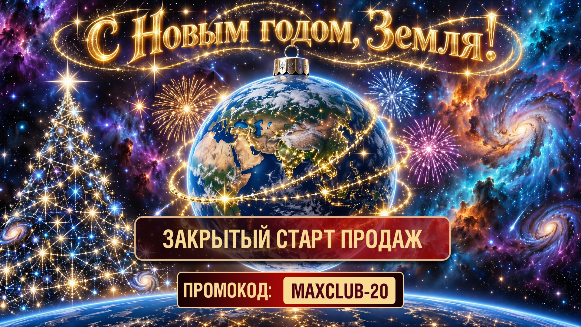 🎄 ЗАКРЫТЫЙ СТАРТ ПРОДАЖ на праздничный концерт «С Новым годом, Земля!»!