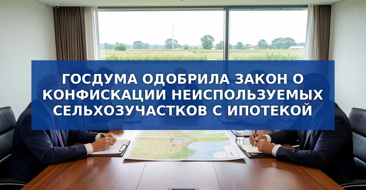 Законопроект о изъятии неиспользуемых сельхозземель прошёл первое чтение