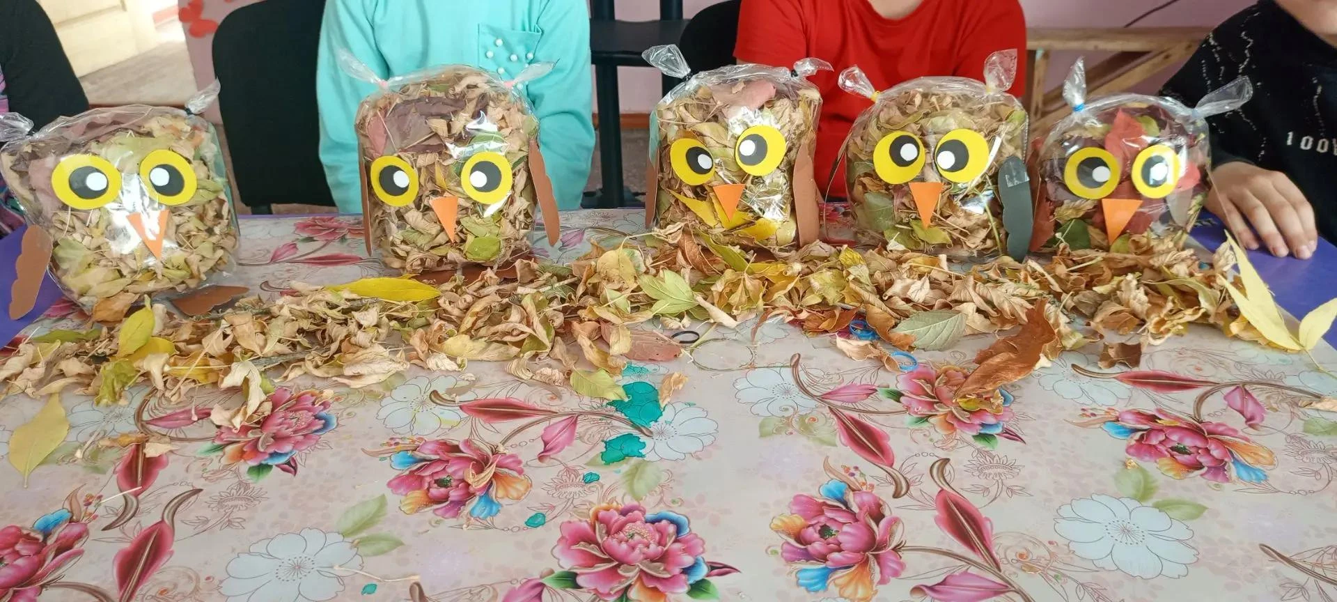 🦉 Творческая «тихая охота» за осенними листьями