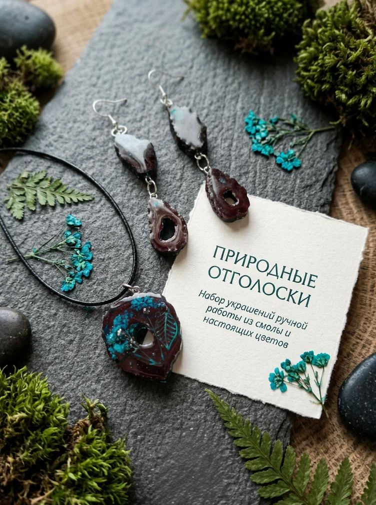 🌿 Набор украшений «Природные Отголоски» 🌿