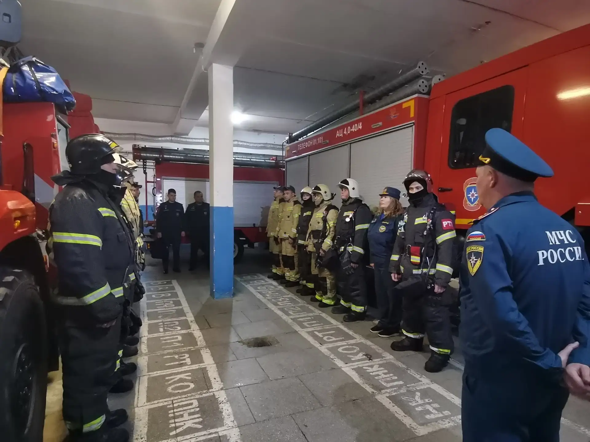 🔥 Продолжается плановая проверка подразделений 46 пожарно‑спасательного отряда комисси...