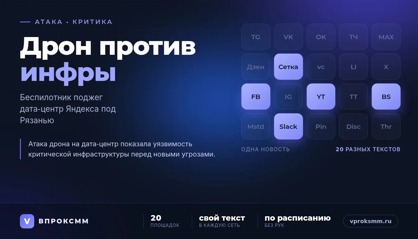 Дата-центр горит, а посты выходят