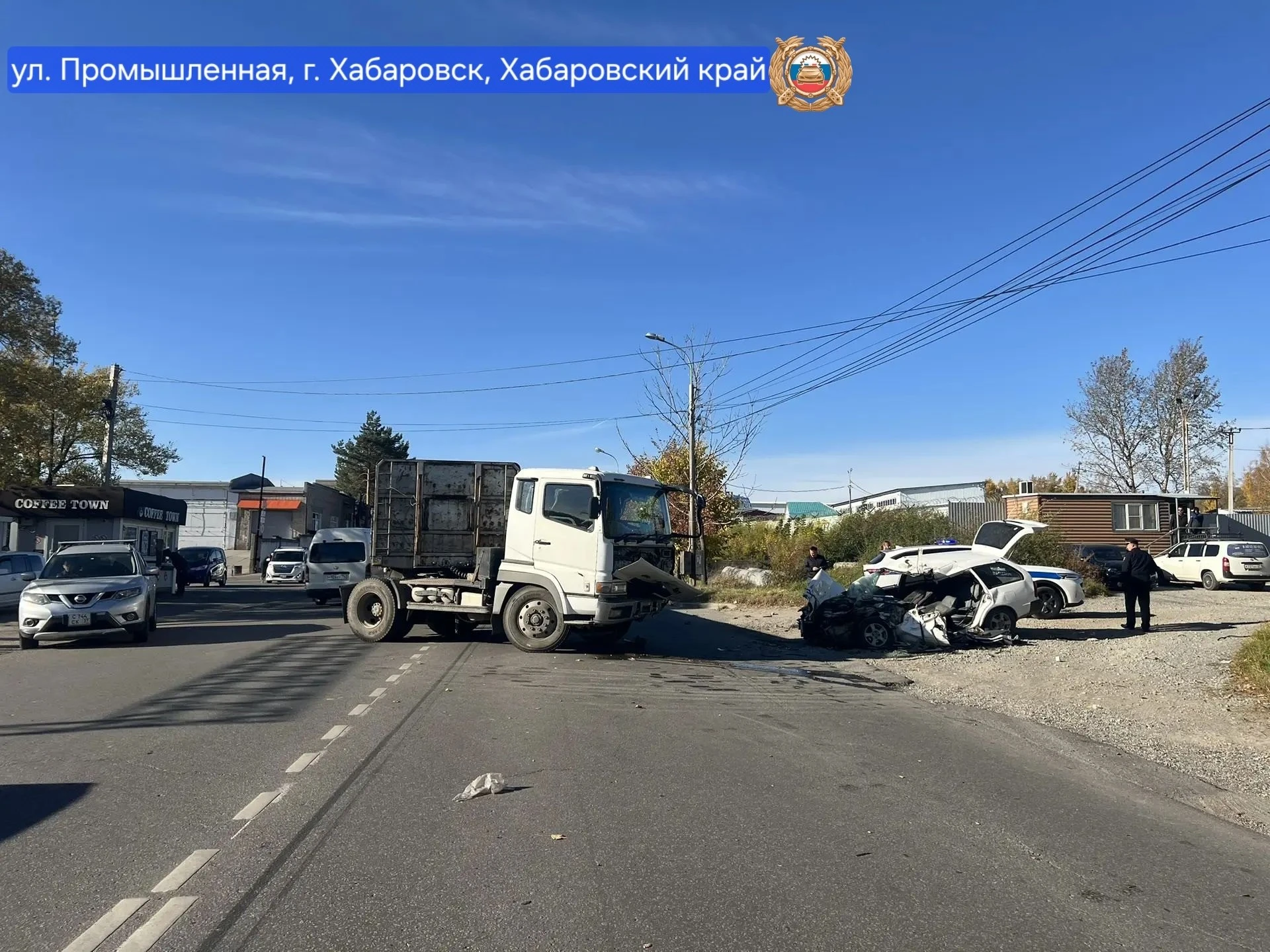 🚨 В столкновении с большегрузом погиб пассажир легковушки в Хабаровске