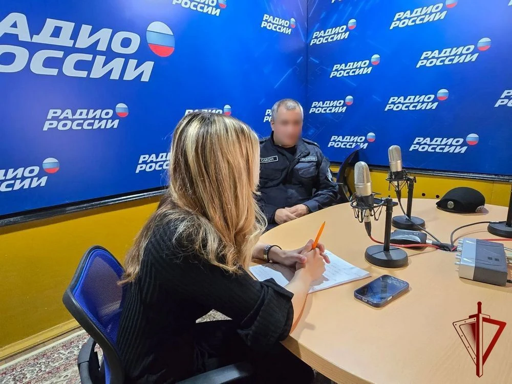 В Дагестане офицер Росгвардии выступил на республиканском радио