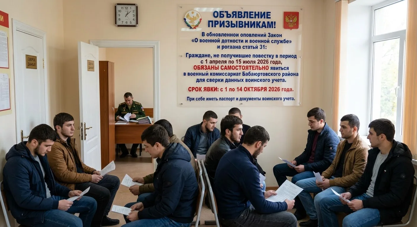 Военкоматы ждут: Призывникам напомнили о необходимости самостоятельной явки для сверки ...
