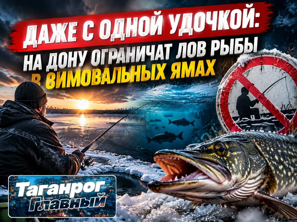 Даже с одной удочкой: на Дону ограничат лов рыбы в зимовальных ямах