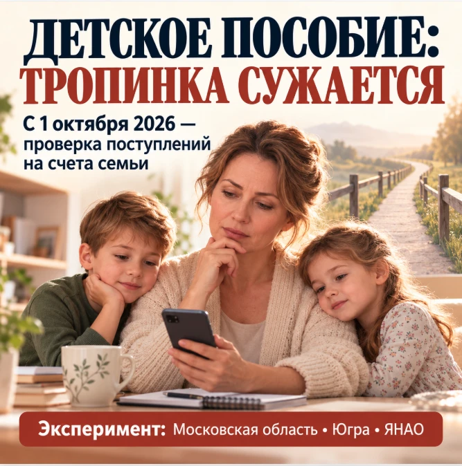 Девочки, тропинка к получению пособий семьям с детьми становится всё уже…