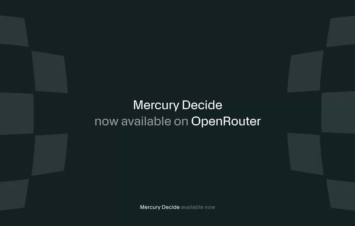 Mercury Decide с поддержкой ZDR на OpenRouter