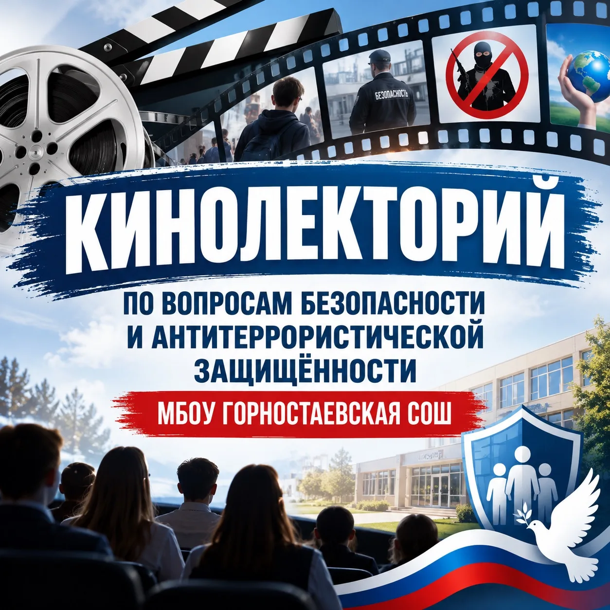 🎬🚨✨Кинолекторий по вопросам безопасности и антитеррористической защищённости ✨🎬🚨