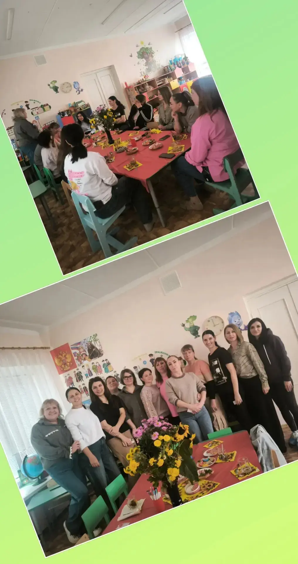 В подготовительной группе N3 "Яблонька" прошло нетрадиционное родительское собрание в ф...