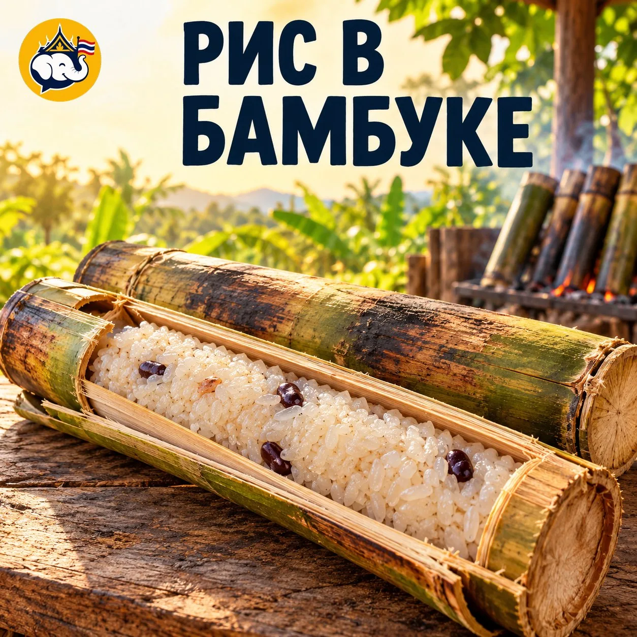 🇹🇭 Зачем в Таиланде готовят рис в бамбуке?