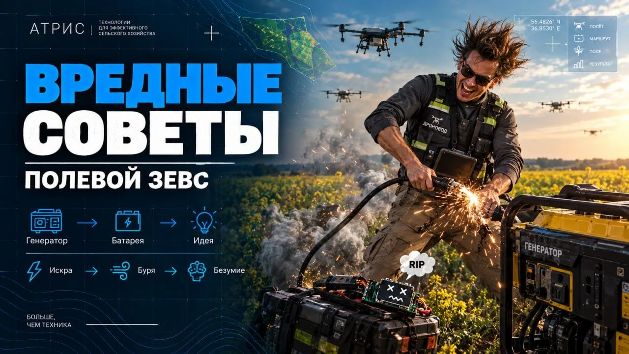 ⚡Как красиво в поле сжечь батку и генератор за 3 секунды?Сезон в разгаре, рапс ждет, аг...