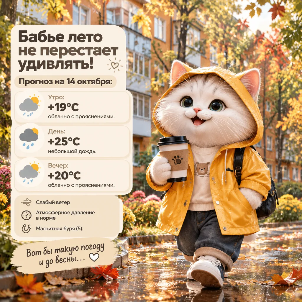 На дворе октябрь, а по  ощущениям июнь!