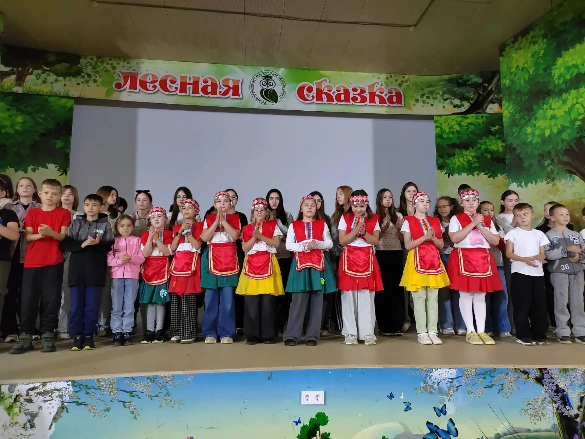 В Республиканском детском санатории «Лесная сказка» состоялось культурно-массовое мероп...