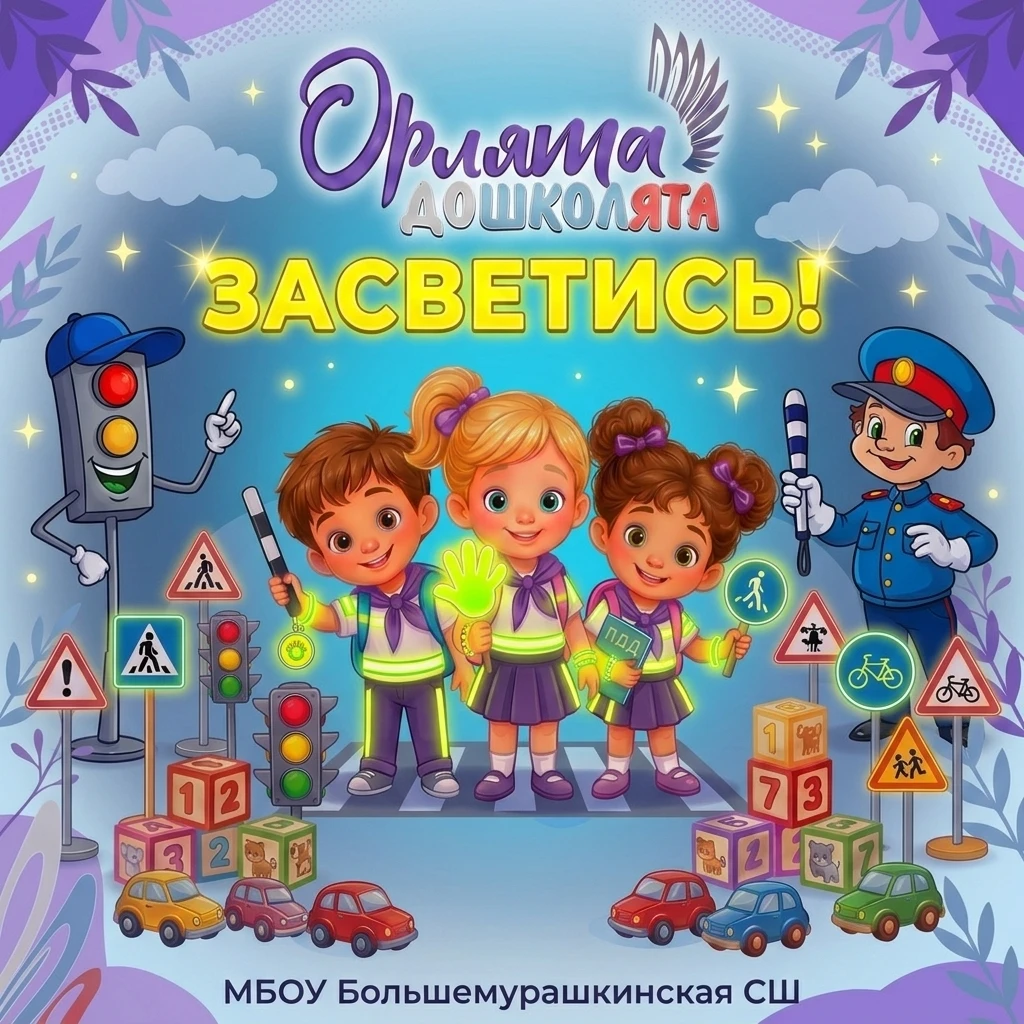По дороге с Орлятами-дошколятами: все про безопасность.